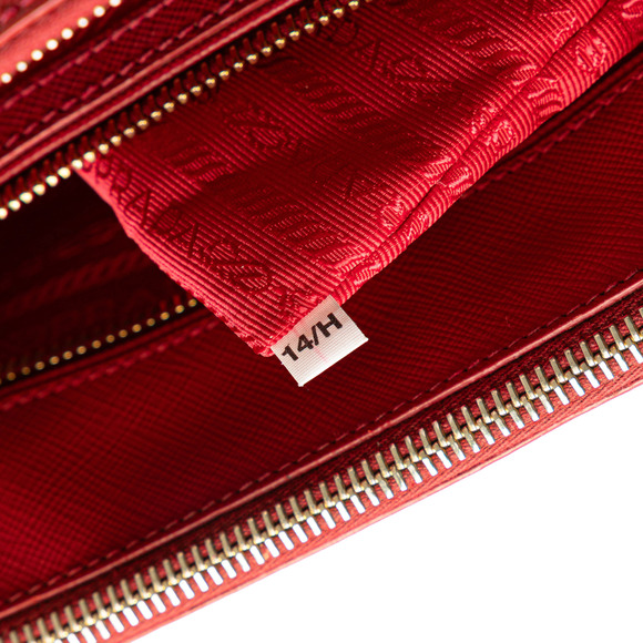 Pre-Loved Prada Saffiano Lux Galleria Double Zip Front Pocket Satchel - Picture 7 of 11
